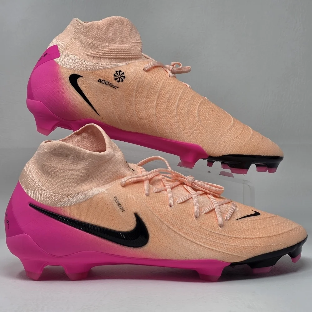 Nike Men's Phantom Luna II Pro FG Prism Pack Crimson Tint Pink FJ2575-800 Sz 11
